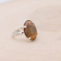 Bague Agate Crazy Lace "Joie de Vivre" Argent 925