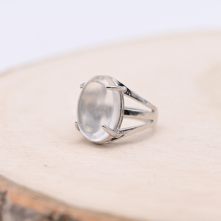 Bague Cristal de Roche "Pureté"