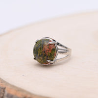 Bague Unakite "Renouveau"