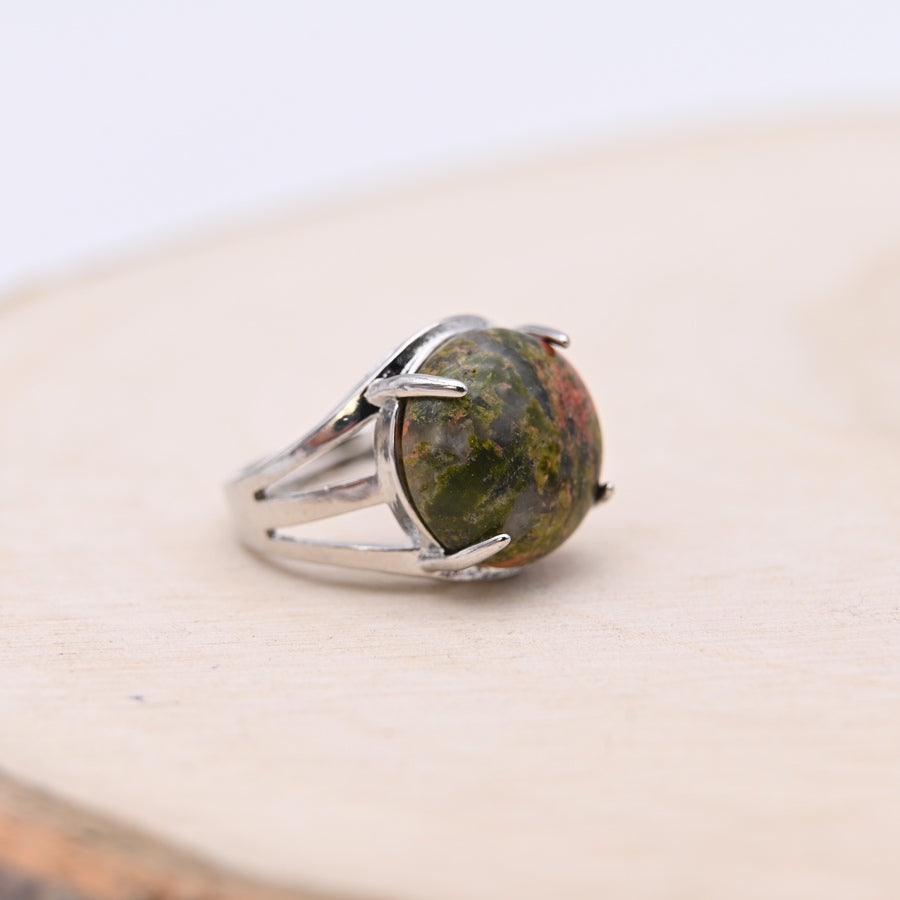 Bague Unakite "Renouveau"