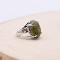 Bague Unakite "Renouveau"