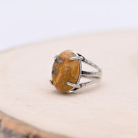 Bague Agate Crazy Lace "Joie de Vivre"