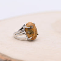 Bague Agate Crazy Lace "Joie de Vivre"