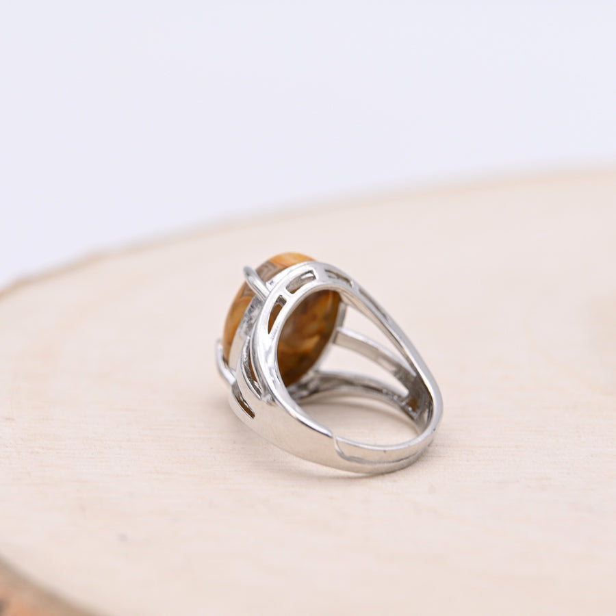 Bague Agate Crazy Lace "Joie de Vivre"