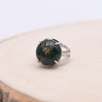 Bague Agate Mousse "Nature"