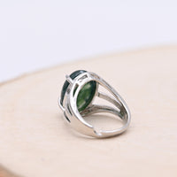 Bague Agate Mousse "Nature"