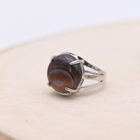 Bague Agate du Botswana "Réconfort"