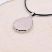 Pendentif Quartz Rose "Amour"