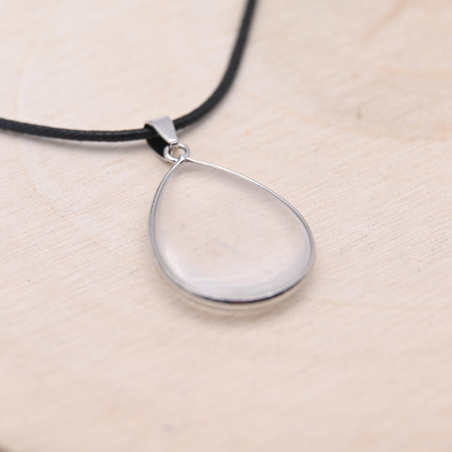 Pendentif Cristal de Roche "Clarté"