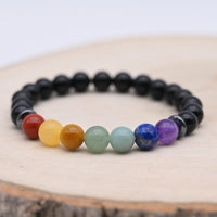 Bracelet Obsidienne 7 Chakras