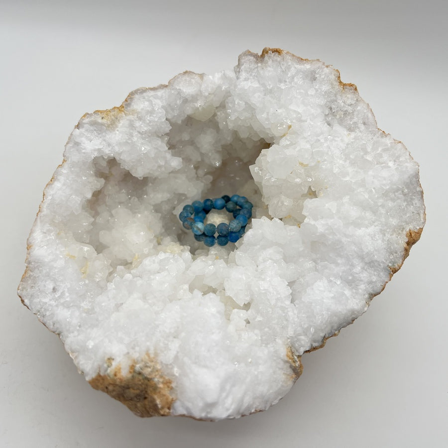 Géode de Quartz - Taille L - 2,59kg - GQXL432 - AAA+