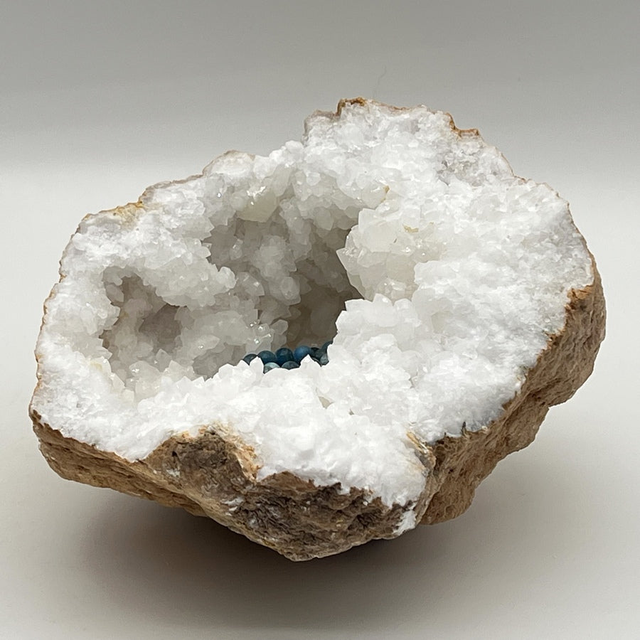Géode de Quartz - Taille L - 2,59kg - GQXL432 - AAA+