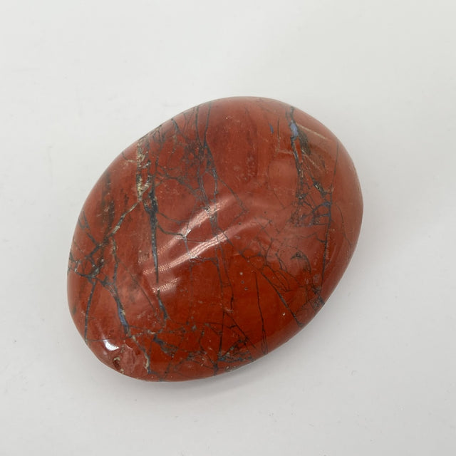 Galet "Vitalité" en Jaspe Rouge