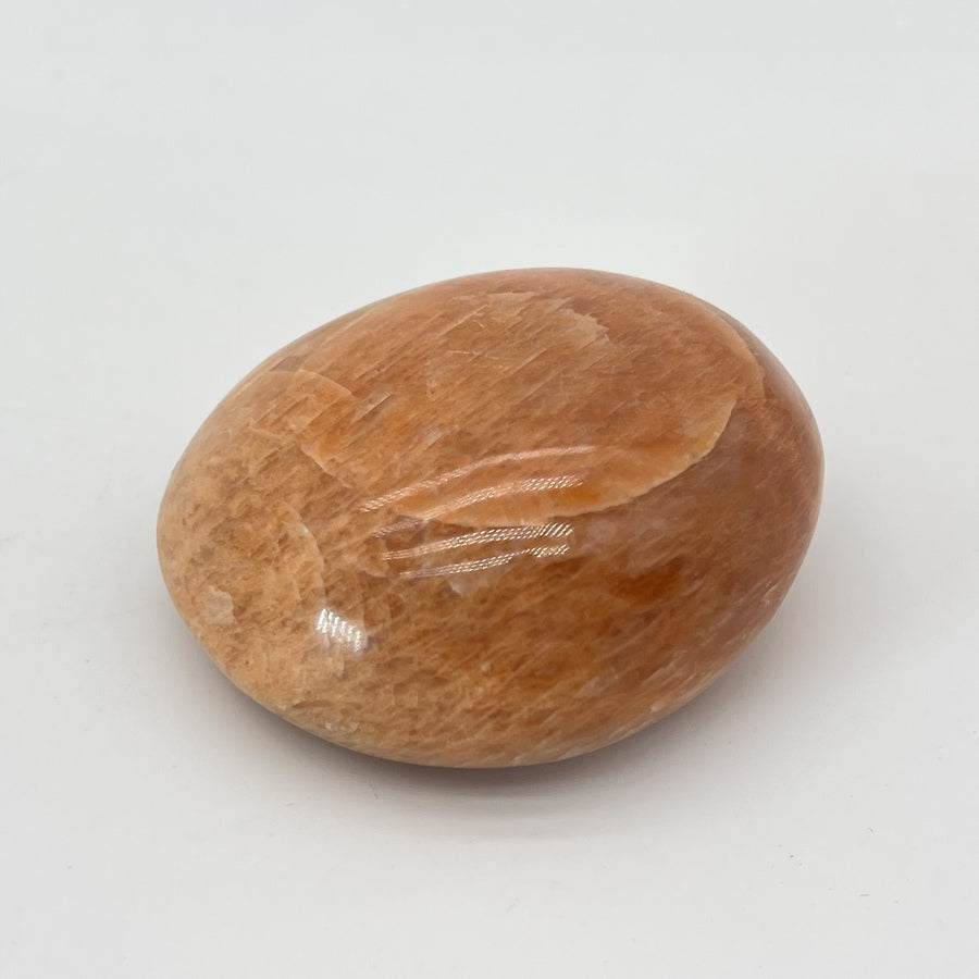 Galet "Équilibre Émotionnel" en Pierre de Lune Orange