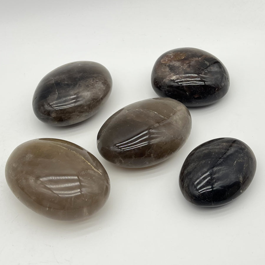 Galet "Anti-Addiction" en Quartz Fumé