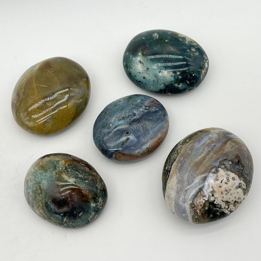 Galet "Réconfort" en Jaspe Orbiculaire