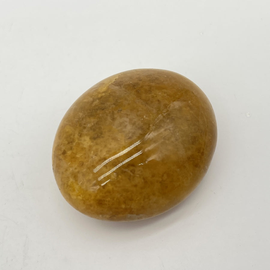 Galet "Clarté Emotionnelle" en Quartz Hématoïde Orange