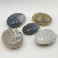 Galet "Ancrage Apaisant" en Agate du Botswana