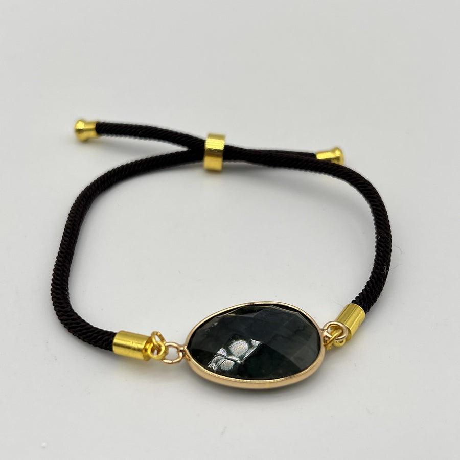 Bracelet Labradorite "Protection Energétique" - Style Facetté - Déstockage