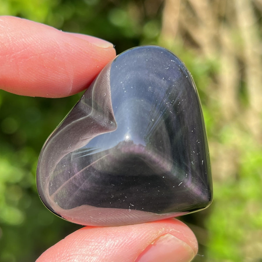 Coeur en Obsidienne Oeil Céleste - CROBSARC124