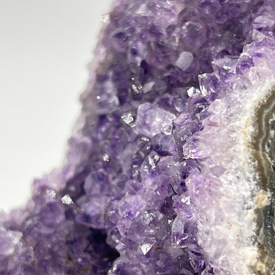 Géode d'Améthyste - Taille S - 411g - GAS858 - AAA+