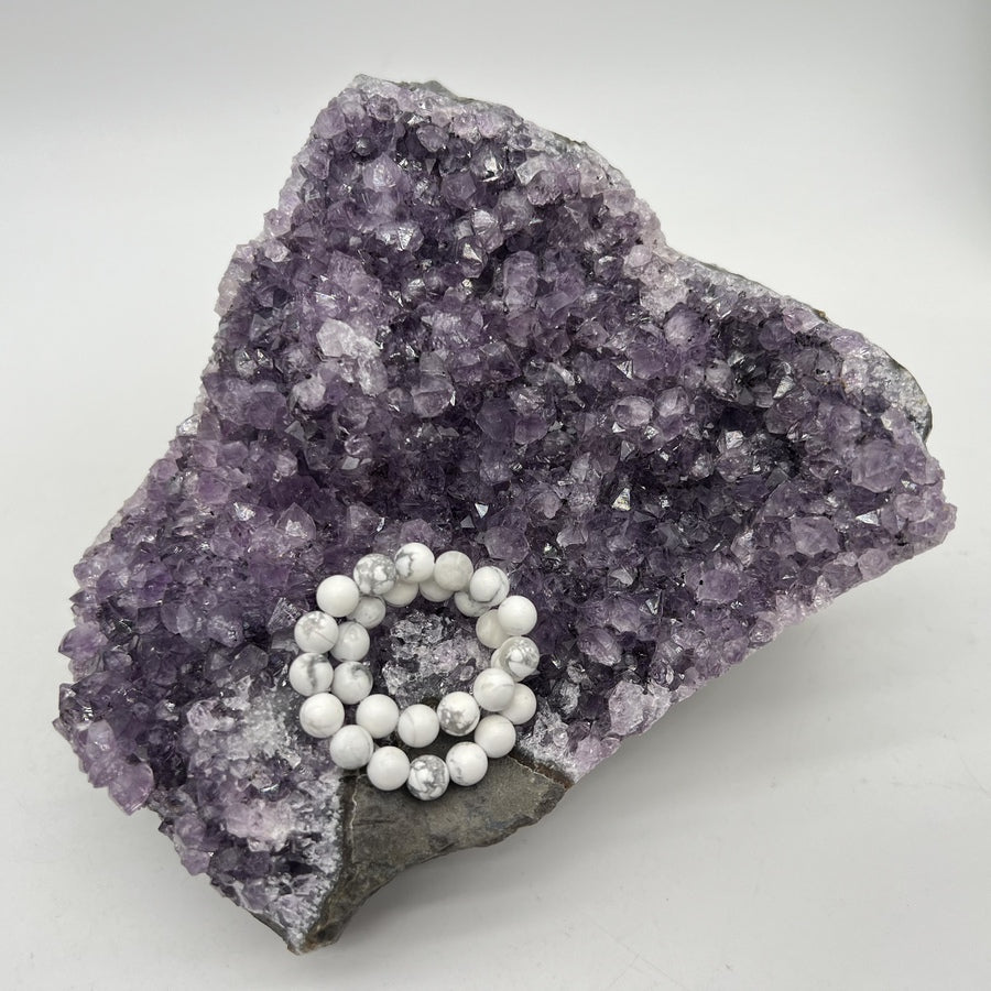 Géode d'Améthyste - Taille L - 1,43kg - GAL880 - AAA+