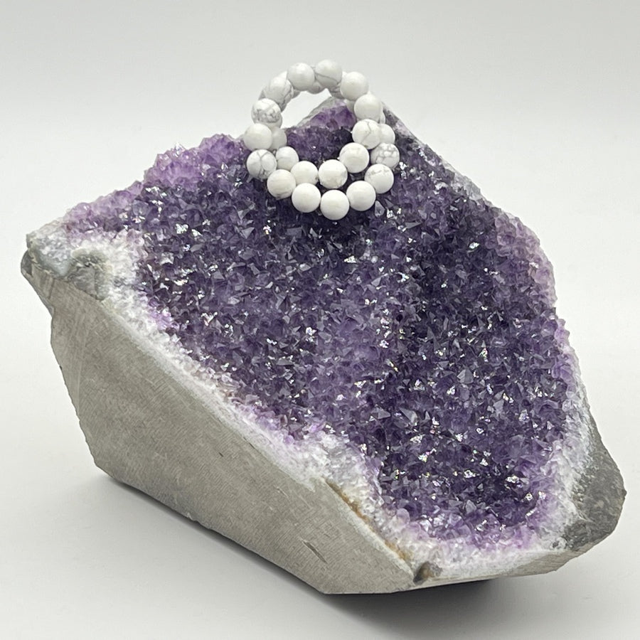 Géode d'Améthyste - Taille L - 1,32kg - GAL882 - AAA+