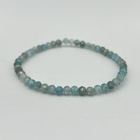 Bracelet Facetté Apatite Bleue Claire "Volonté" - Déstockage