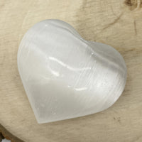 Coeur en Sélénite "Purification et Harmonie" - Déstockage