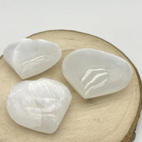 Coeur en Sélénite "Purification et Harmonie" - Déstockage