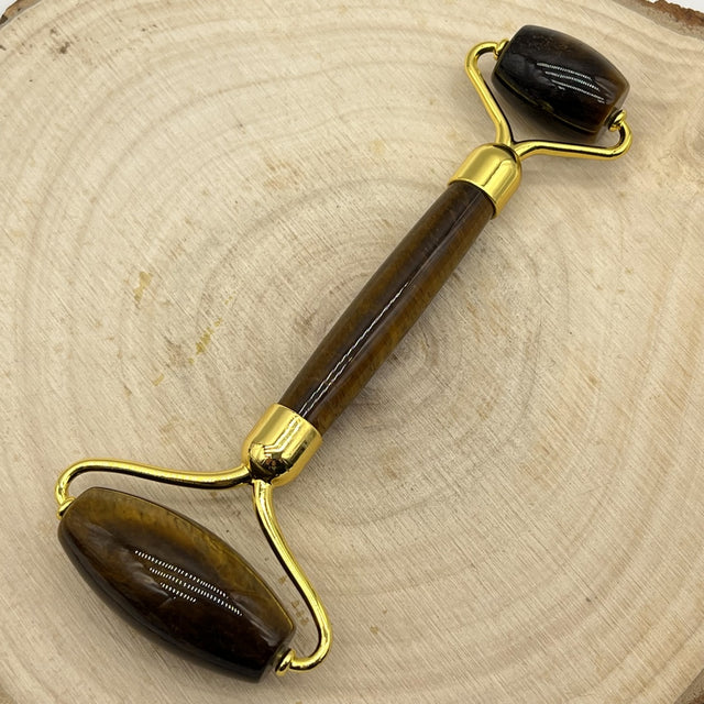 Rouleau de massage en Oeil de Tigre - Déstockage