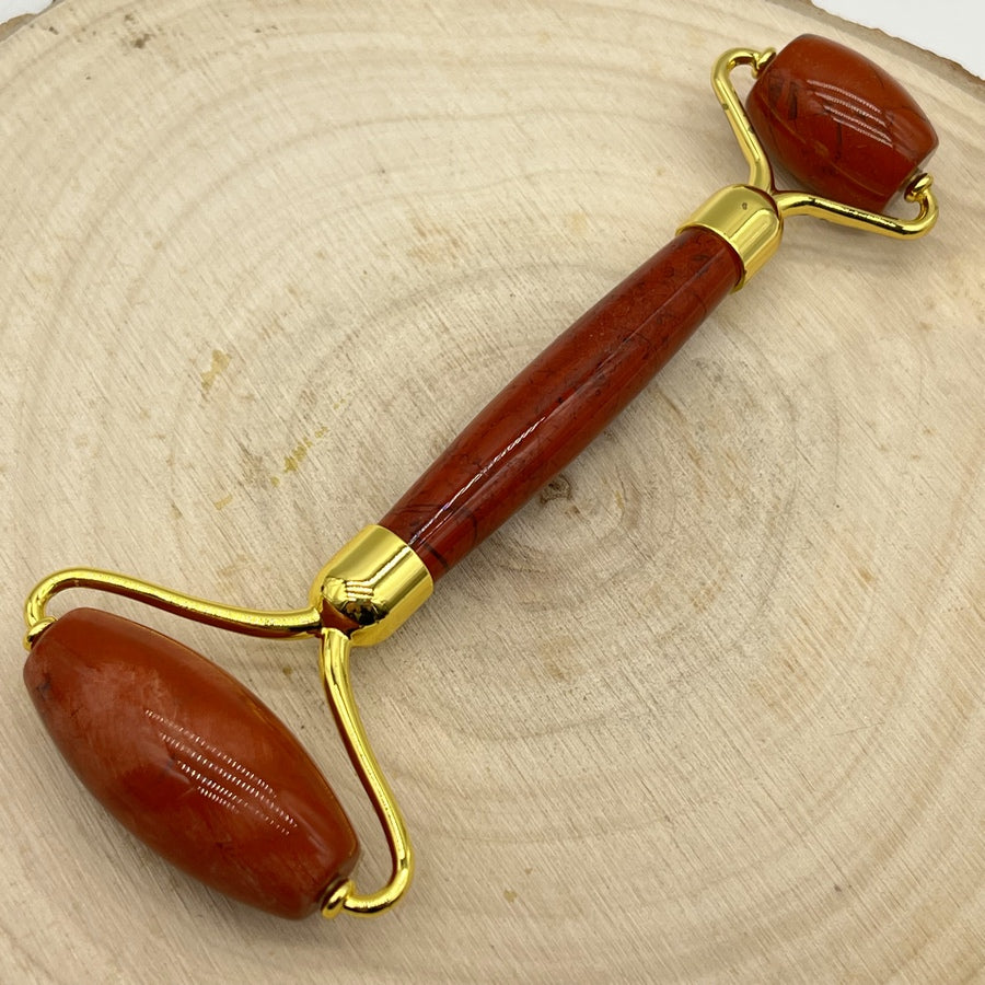 Rouleau de massage en Jaspe Rouge - Déstockage