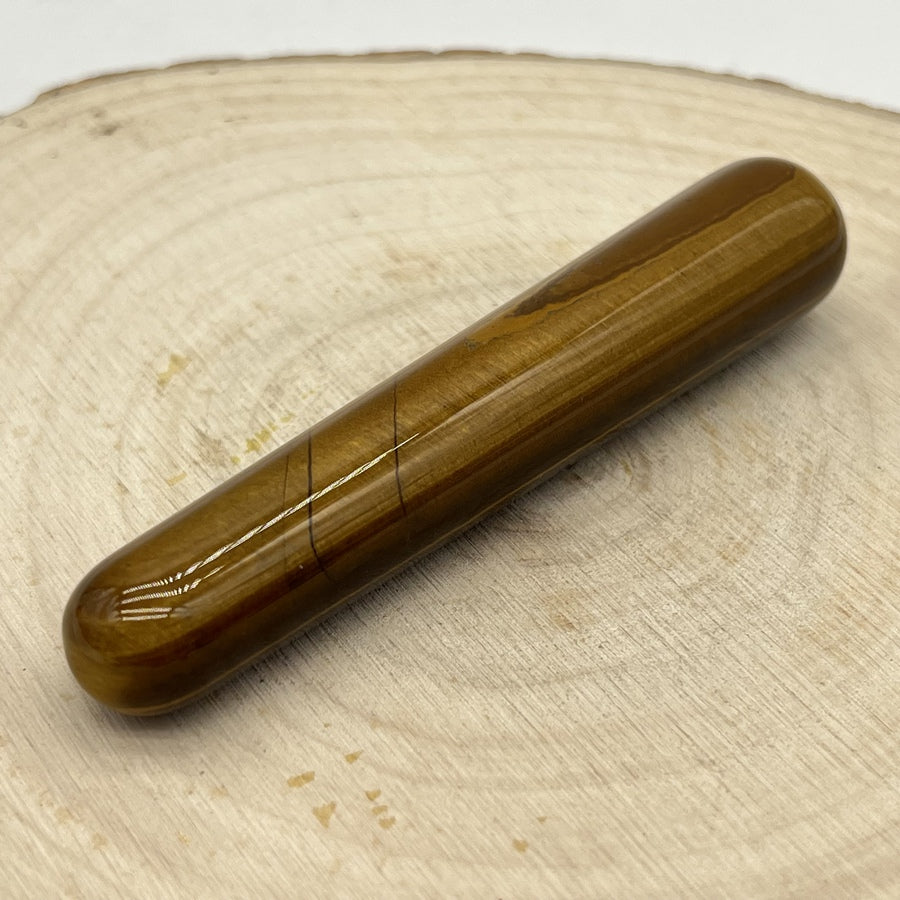 Baton de massage en Oeil de Tigre - Déstockage