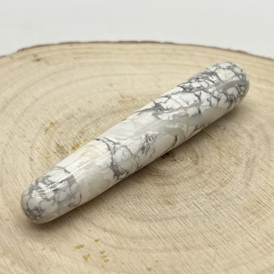 Baton de massage en Howlite - Déstockage