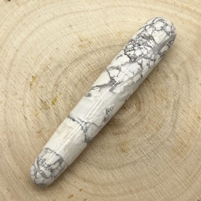 Baton de massage en Howlite - Déstockage