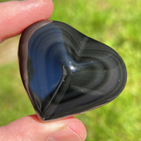 Coeur en Obsidienne Oeil Céleste - CROBSARC131