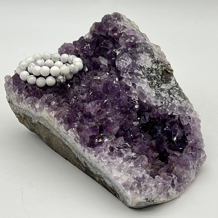 Géode d'Améthyste - Taille L - 1,2kg - GAL875 - AAA+