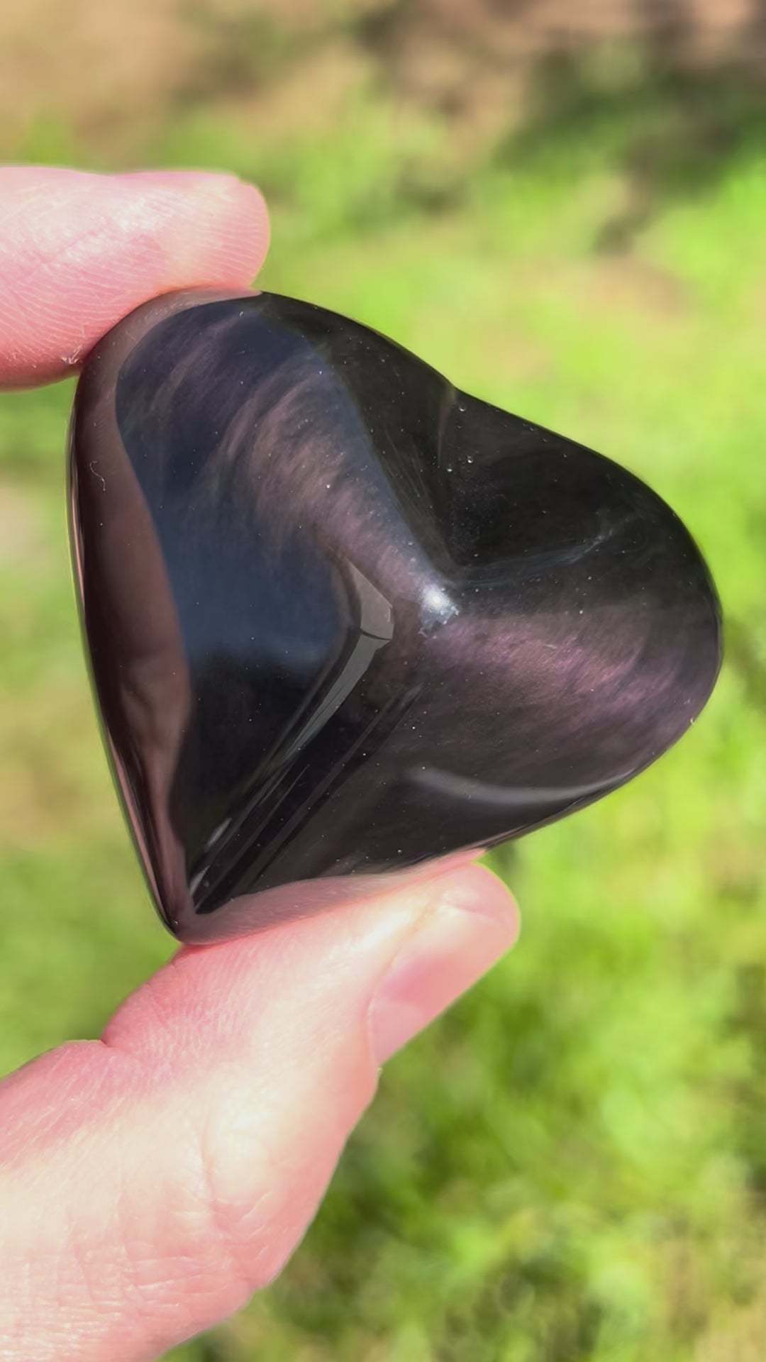 Coeur en Obsidienne Oeil Céleste - CROBSARC127