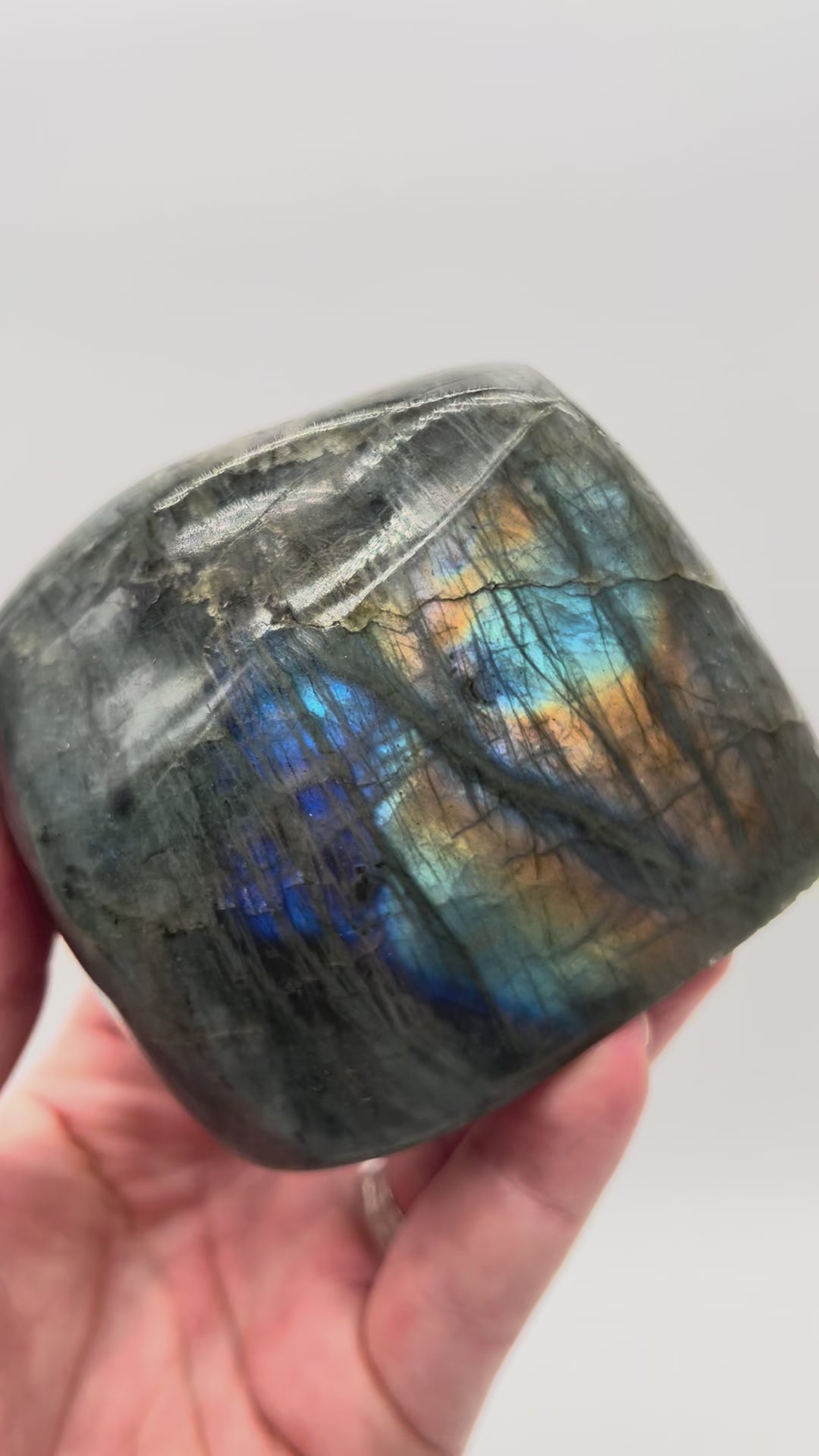 Bloc de Labradorite - BLP1688 - 536g - AAA+