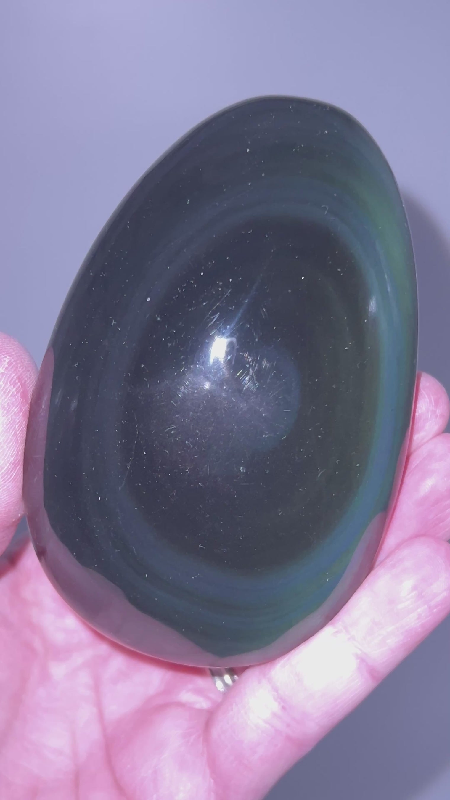 Galet en Obsidienne Oeil Céleste - GALOBSARC008 - Déstockage